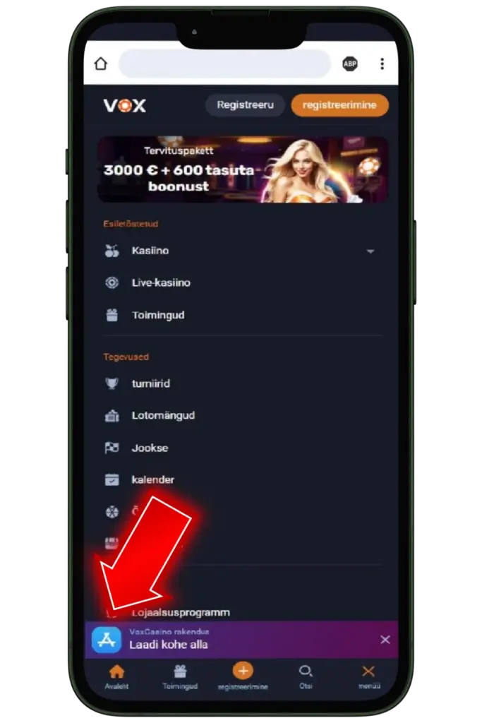 Click on download ARK iOS ee