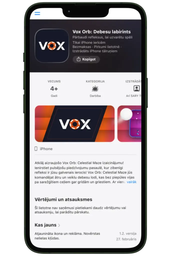 Go to the App Store for iOS lv