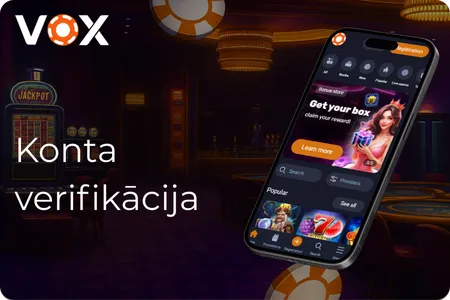 Vox Casino konta verifikācija
