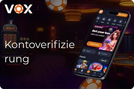 Vox Casino Kontovalidierung