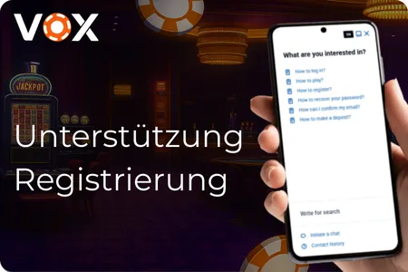 Vox Casino Login-Hilfe