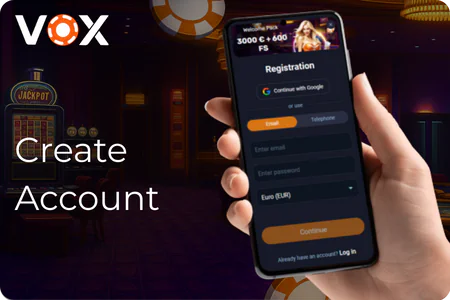 Vox Casino login Create Account