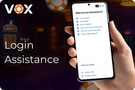 Vox Casino Login Assistance