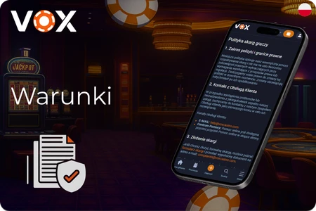 Vox Casino Warunki